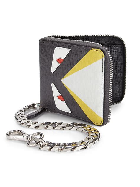 fendi mens wallet australia|fendi zipper wallet.